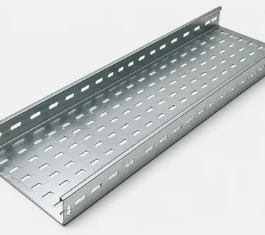 Perforated galvanized steel cable tray