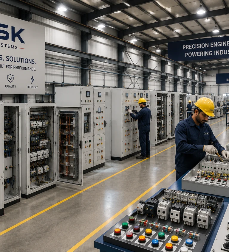 CASK Power Systems'te pano üretimi